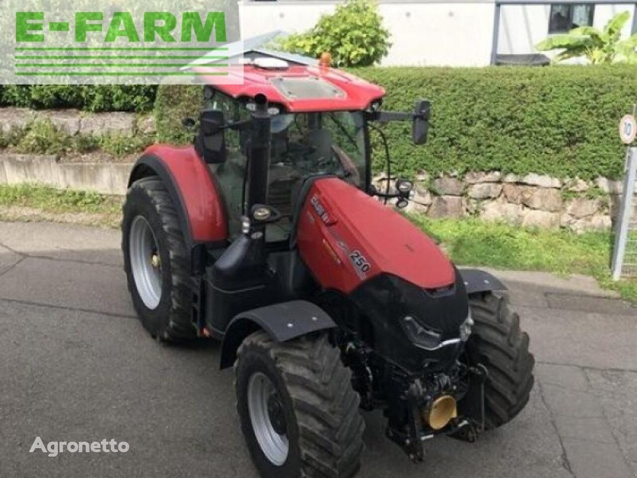 tracteur à roues Case IH optum 250 cvx allradsc