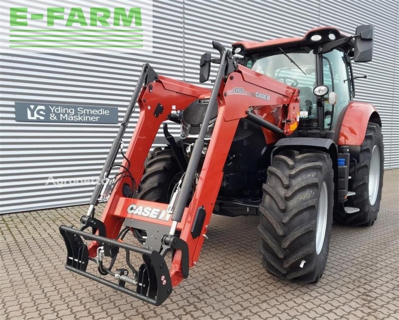 tracteur à roues Case IH puma 140 x med frontlæsser X