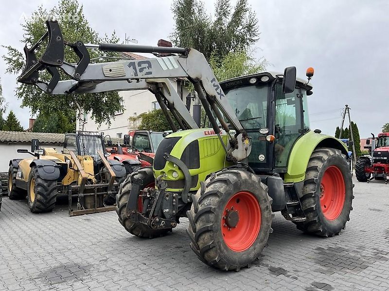 Claas ARION 520 CIS + MAILLEUX MX T12 wheel tractor