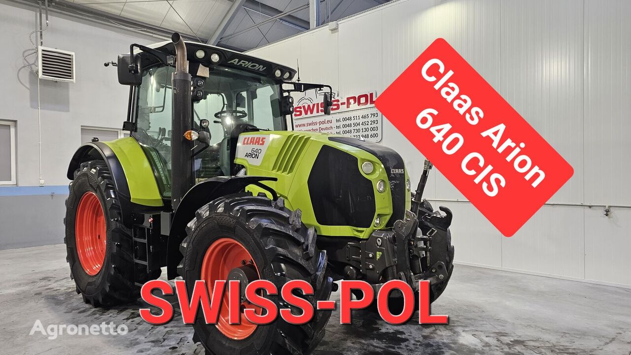 Claas Arion 640 wheel tractor