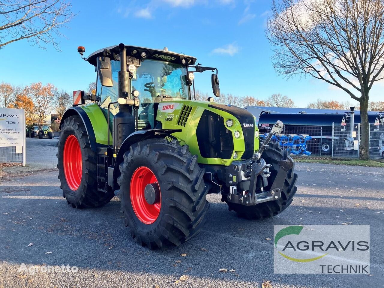 Claas Arion 660 Cmatic Cebis tractor de ruedas