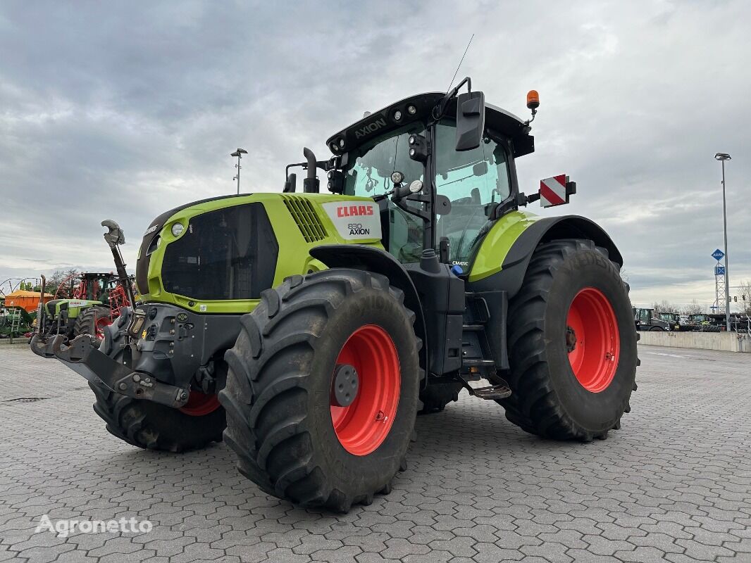 Claas Axion 830 Cebis Touch wheel tractor