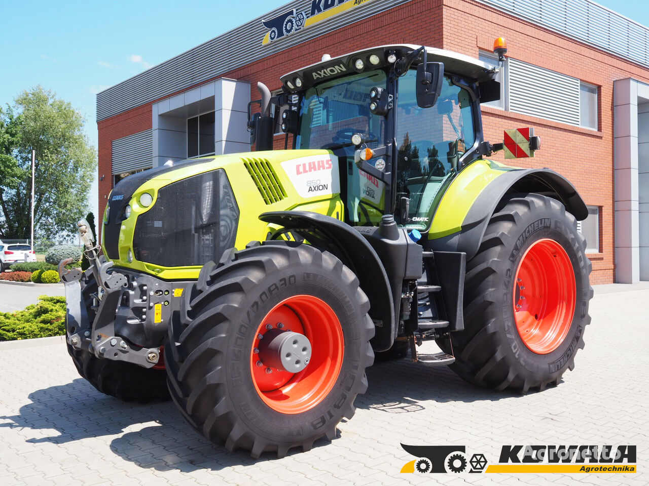 трактор колесный Claas Axion 850 Cmatic, GPS - RTK NET