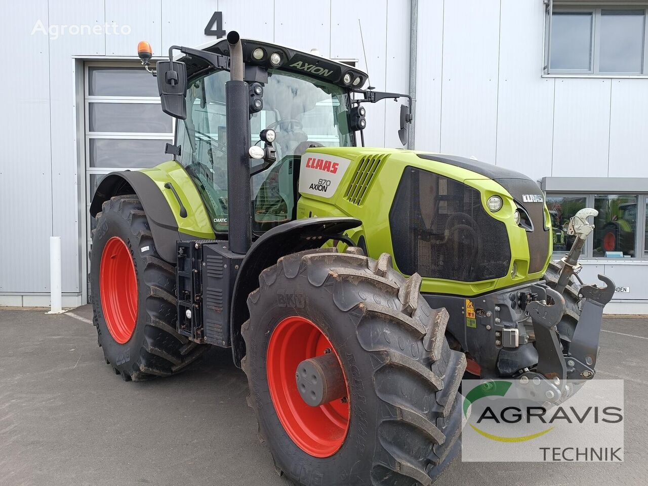 Claas Axion 870 Cmatic tractor de ruedas