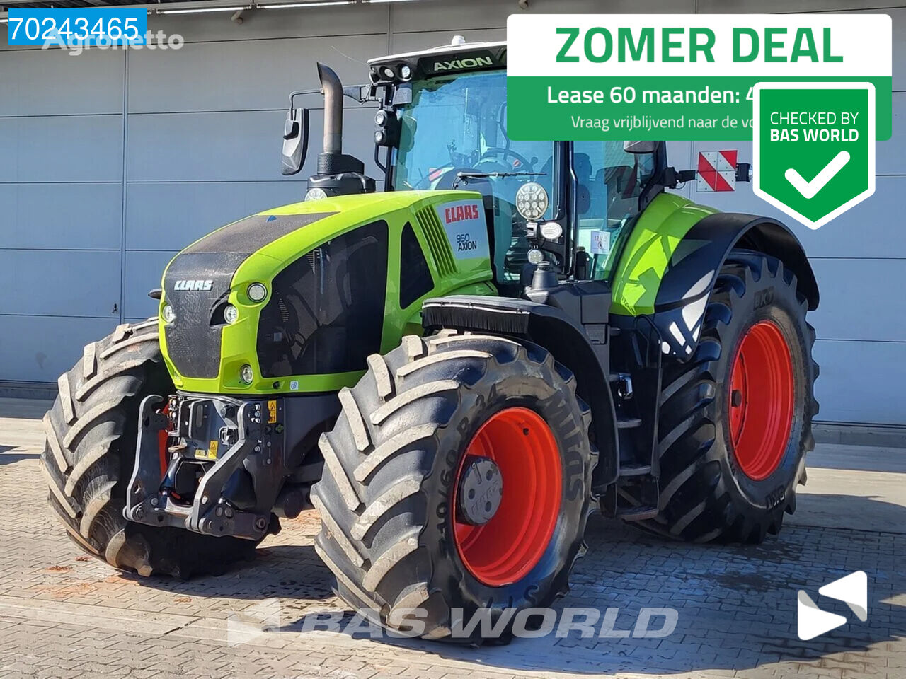 трактор колесный Claas Axion 950 C-Matic Cebis 4X4 FH + PTO