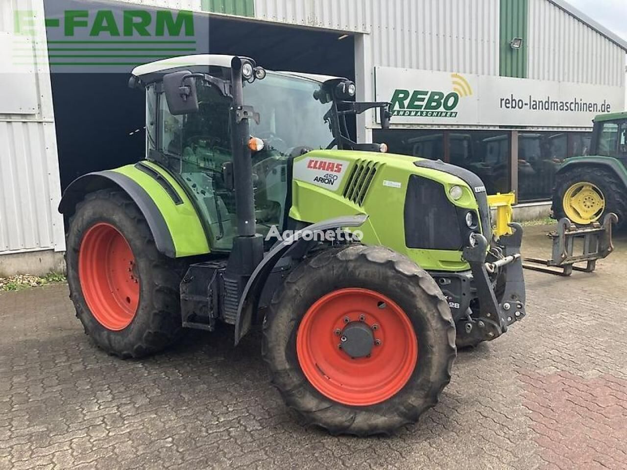 tracteur à roues Claas arion 450