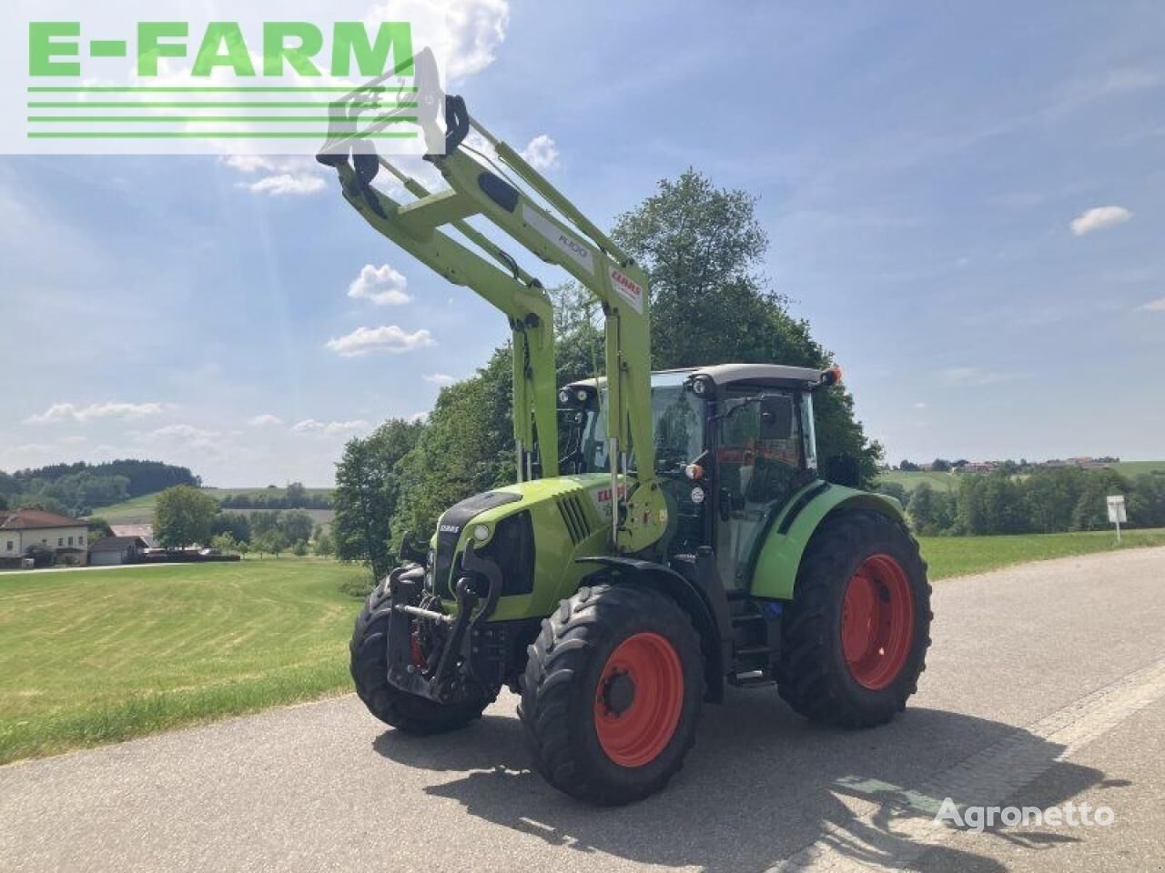 tracteur à roues Claas arion 450 cis panoramic CIS