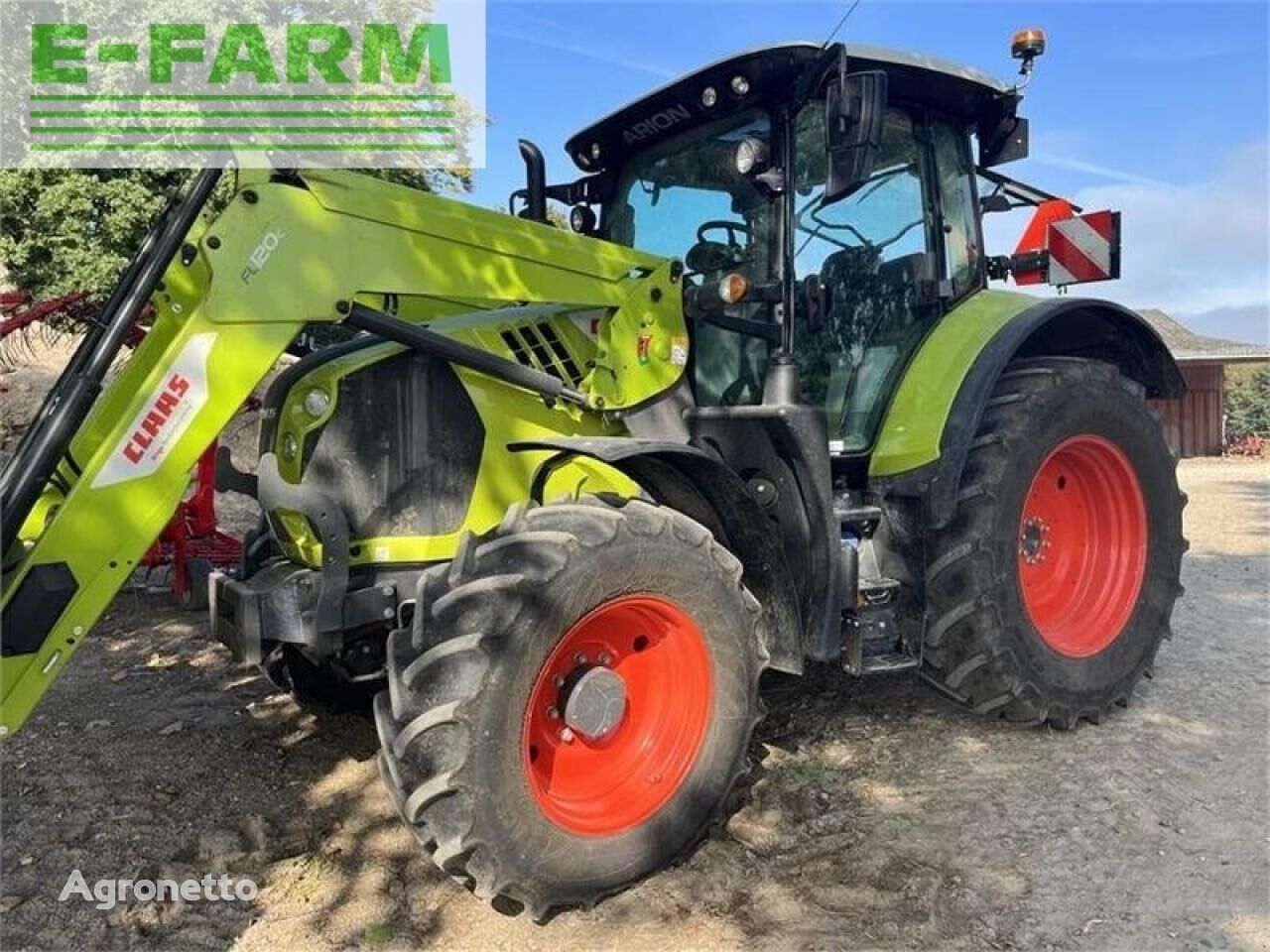 kolesový traktor Claas arion 530 cis incl frontlæsser fl 120 frontlæsser CIS