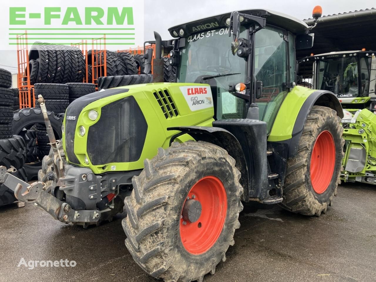 جرار بعجلات Claas arion 610 concept