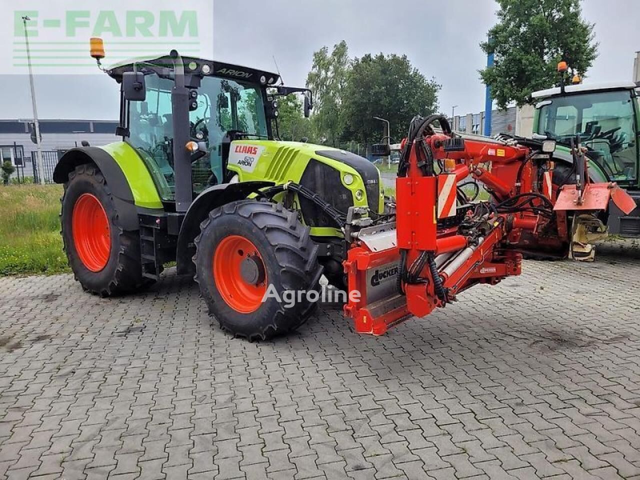 Claas arion 620 mit dücker dua 800 ausleger und 2 werkzeugen wheel tractor - Agroline