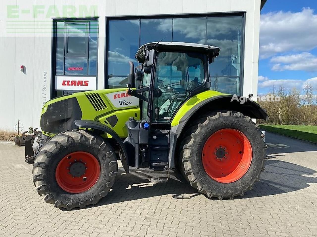 Tracteur à roues Claas axion 810 - Agronetto