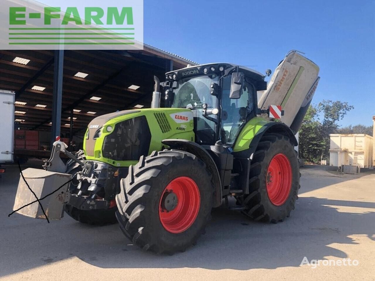 ciągnik kołowy Claas axion 810 cmatic business CMATIC