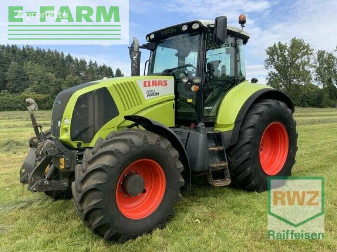 tracteur à roues Claas axion 820 cmatic -getriebe überholt CMATIC