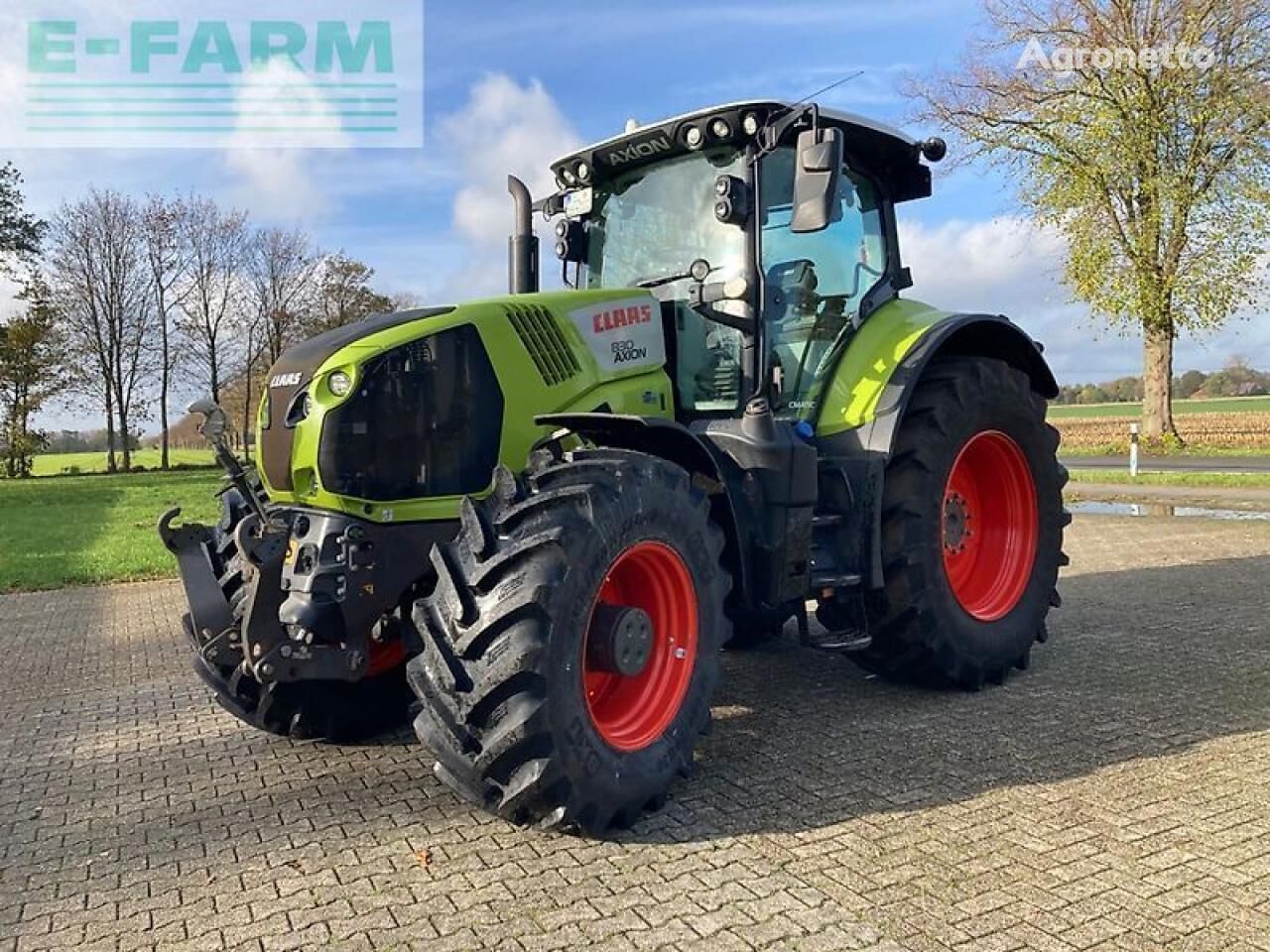 trator de rodas Claas axion 830 cebis