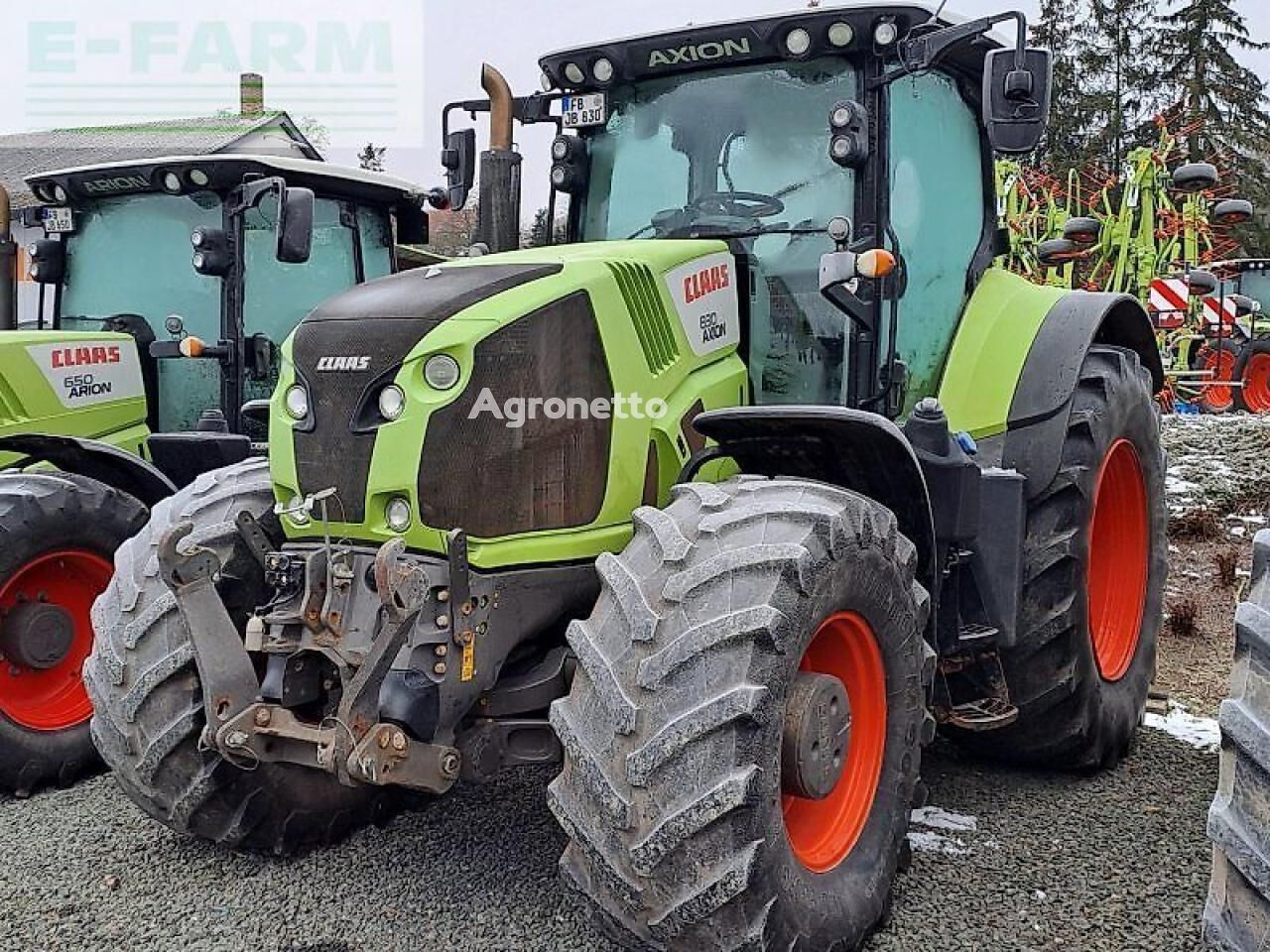 tracteur à roues Claas axion 830 cmatic lu-paket CMATIC