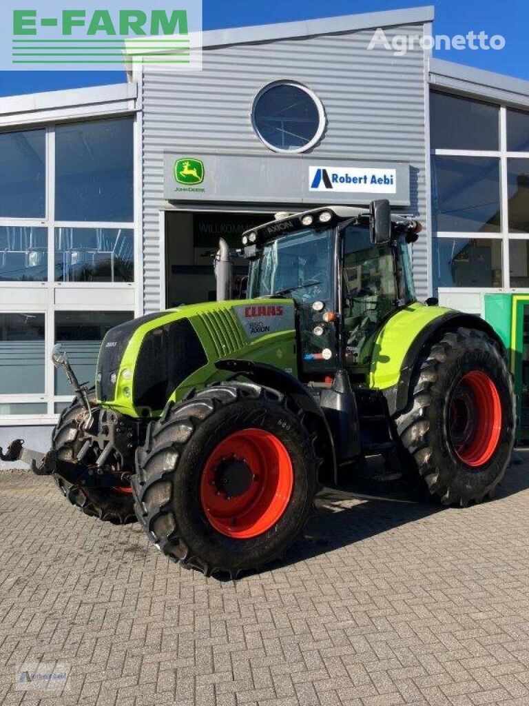 trattore gommato Claas axion 850