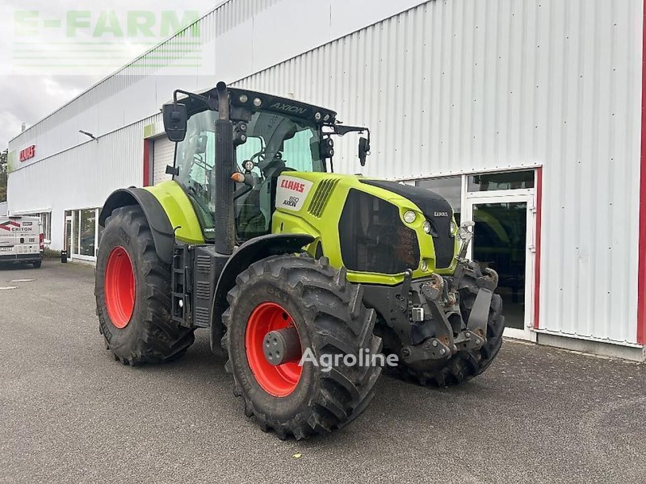 Máy kéo bánh lốp Claas axion 850 - Agroline
