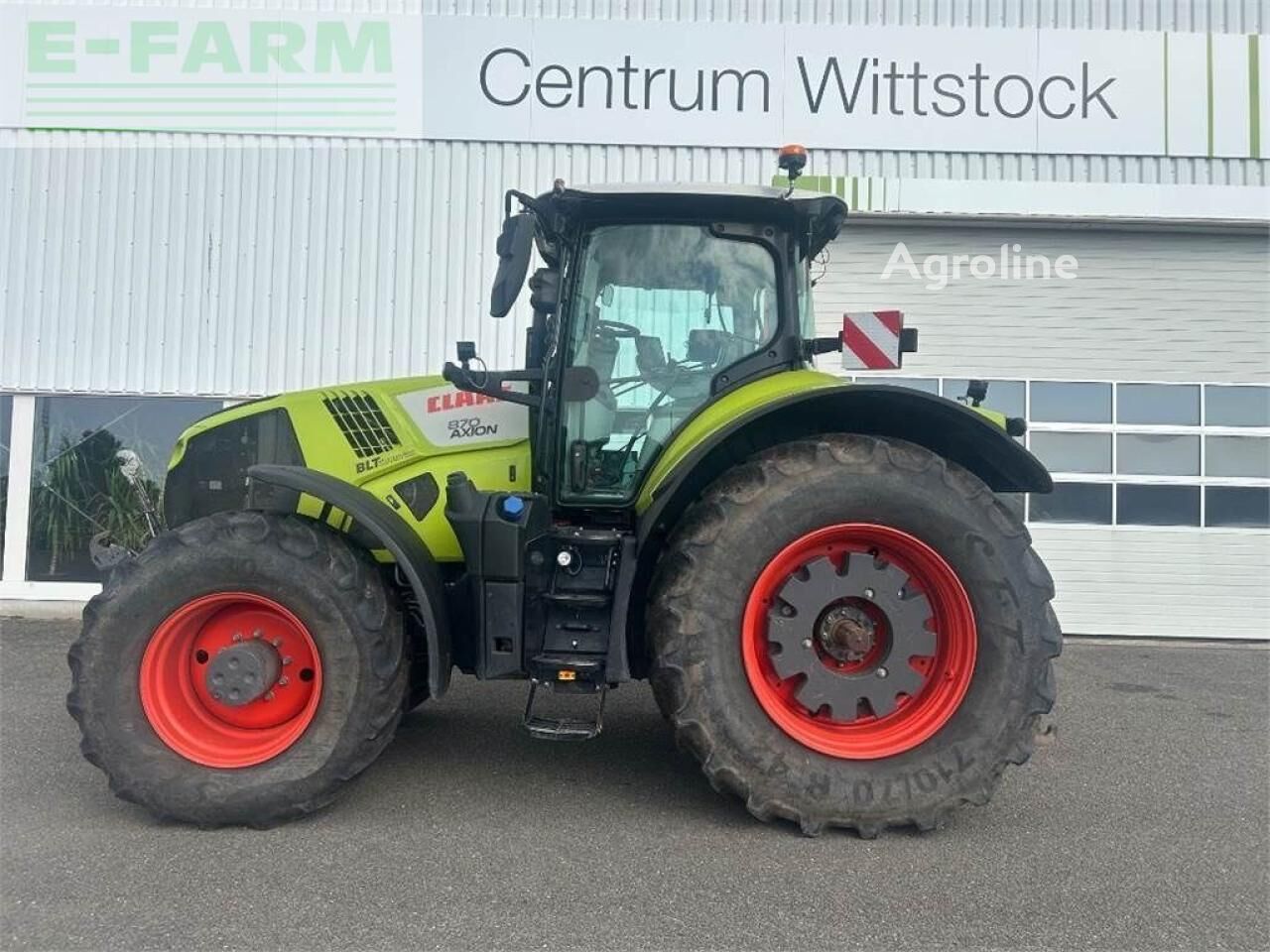 Tracteur à roues Claas axion 870 - Agroline