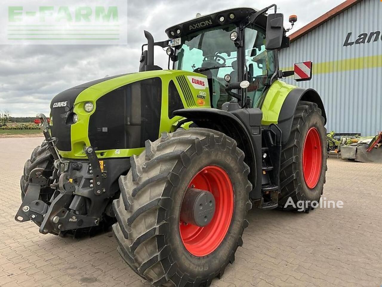 Tracteur à roues Claas axion 920 - Agroline