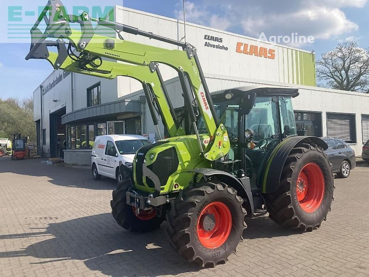 Tracteur à roues Claas elios 210 - Agroline