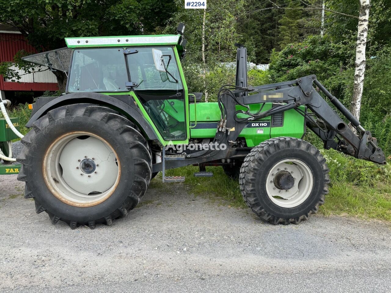 Deutz DX 110A Optitrac wheel tractor