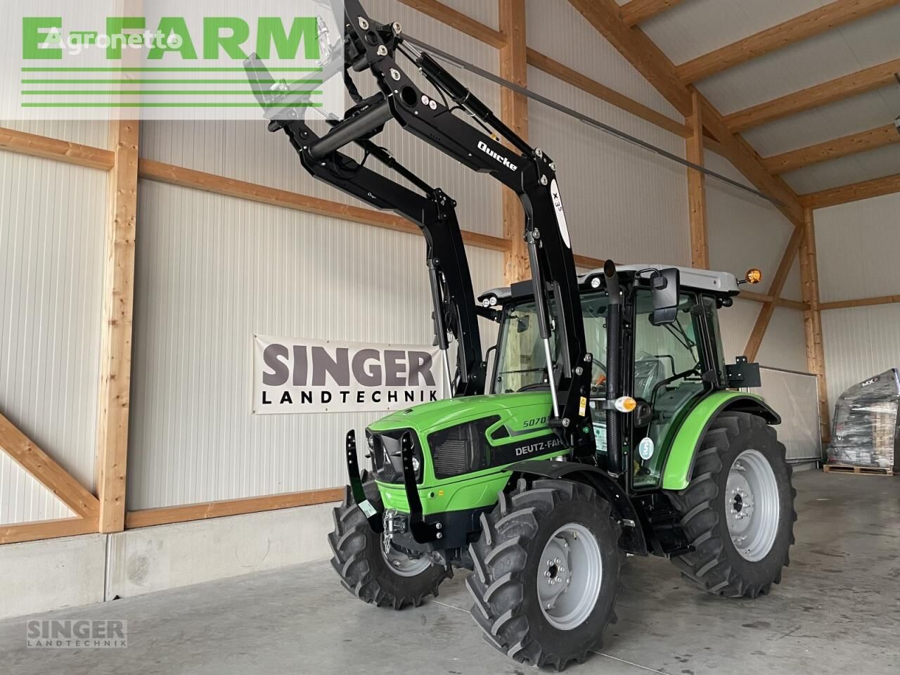 трактор колісний Deutz-Fahr 5070 d keyline mit frontalder