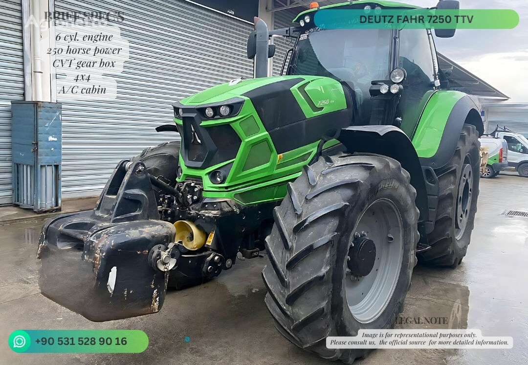 Deutz-Fahr 7250 TTV tractor de ruedas