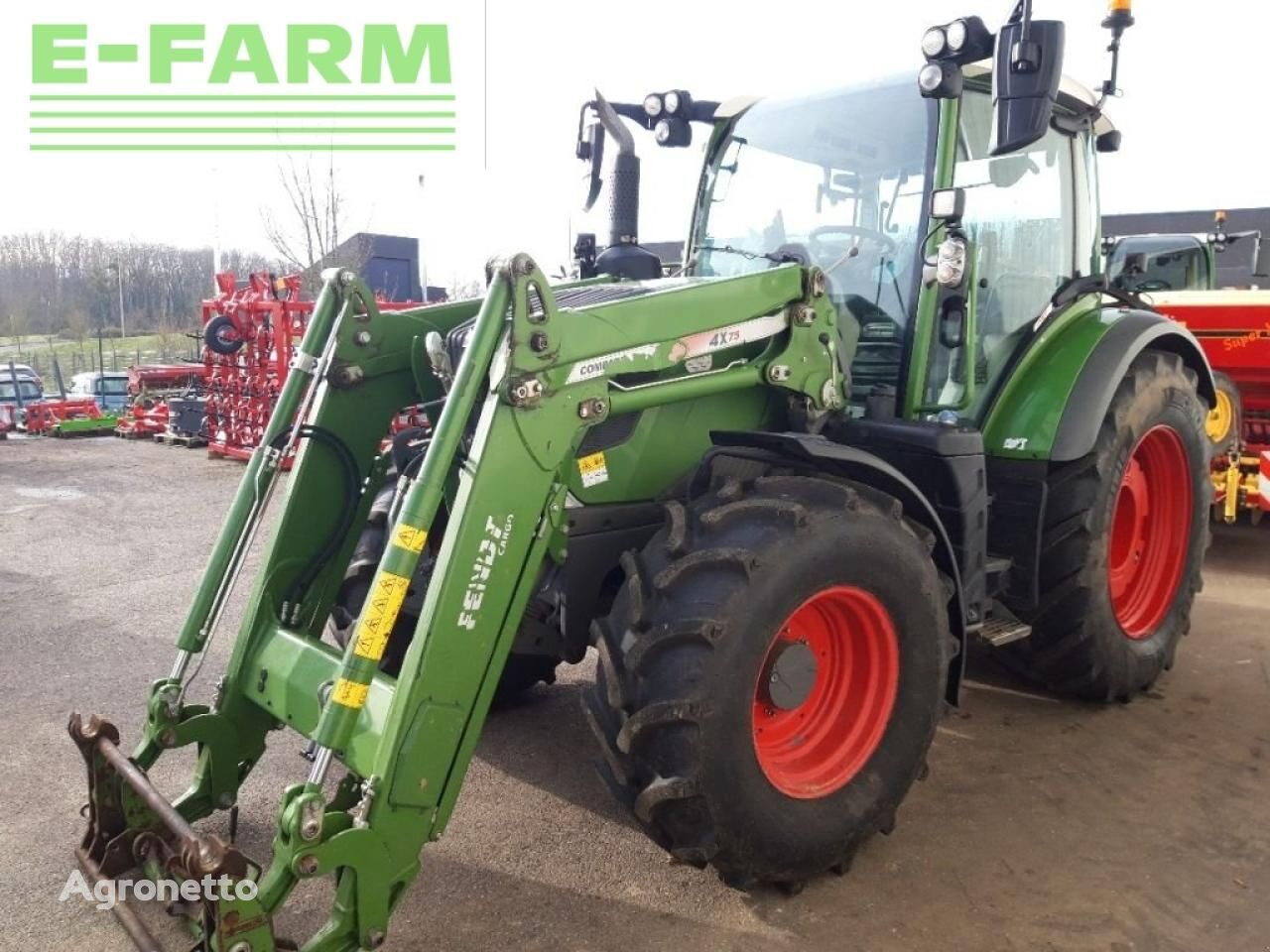 máy kéo bánh lốp Fendt 313 profi gen 4