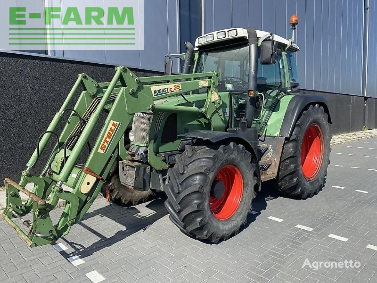 tracteur à roues Fendt 409 vario met stoll fz 35 voorlader