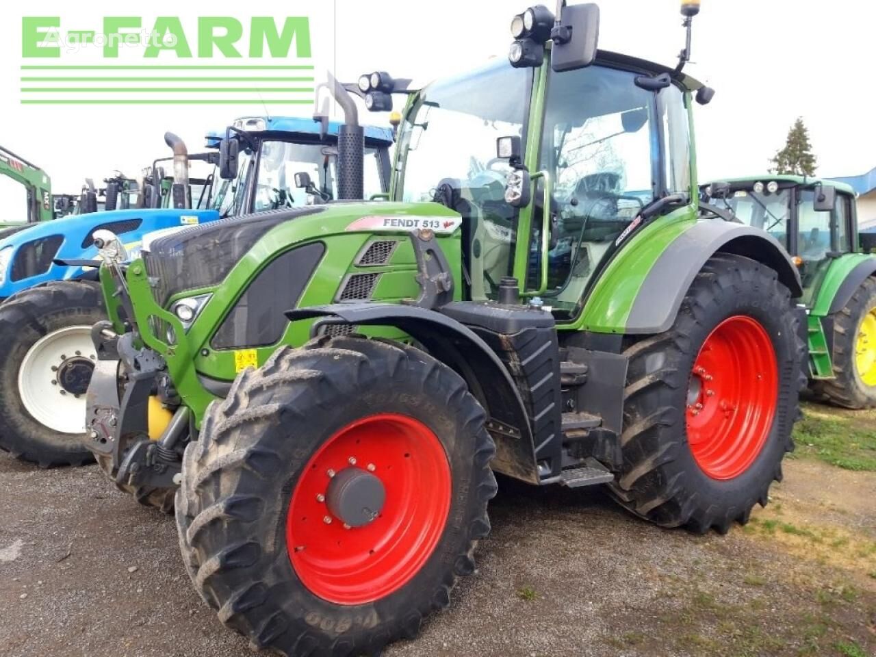 Fendt 513 s4 profi + wheel tractor