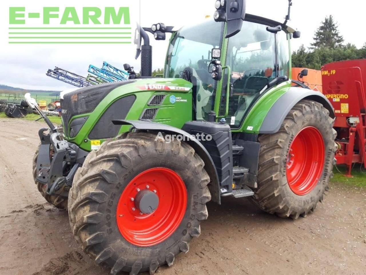 Fendt 514 one power + tractor de ruedas