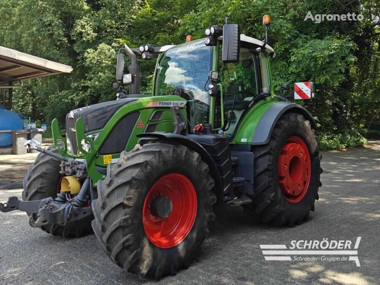 Fendt 516 VARIO S4 PROFI wheel tractor