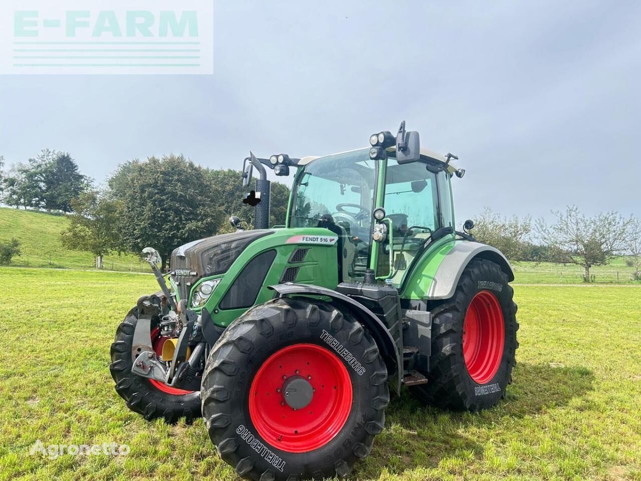 máy kéo bánh lốp Fendt 516 vario