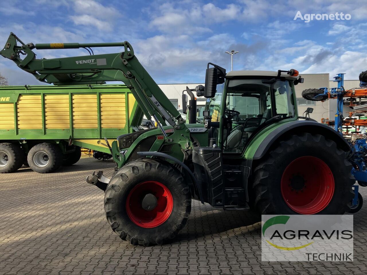 ratinis traktorius Fendt 720 Vario SCR Profi