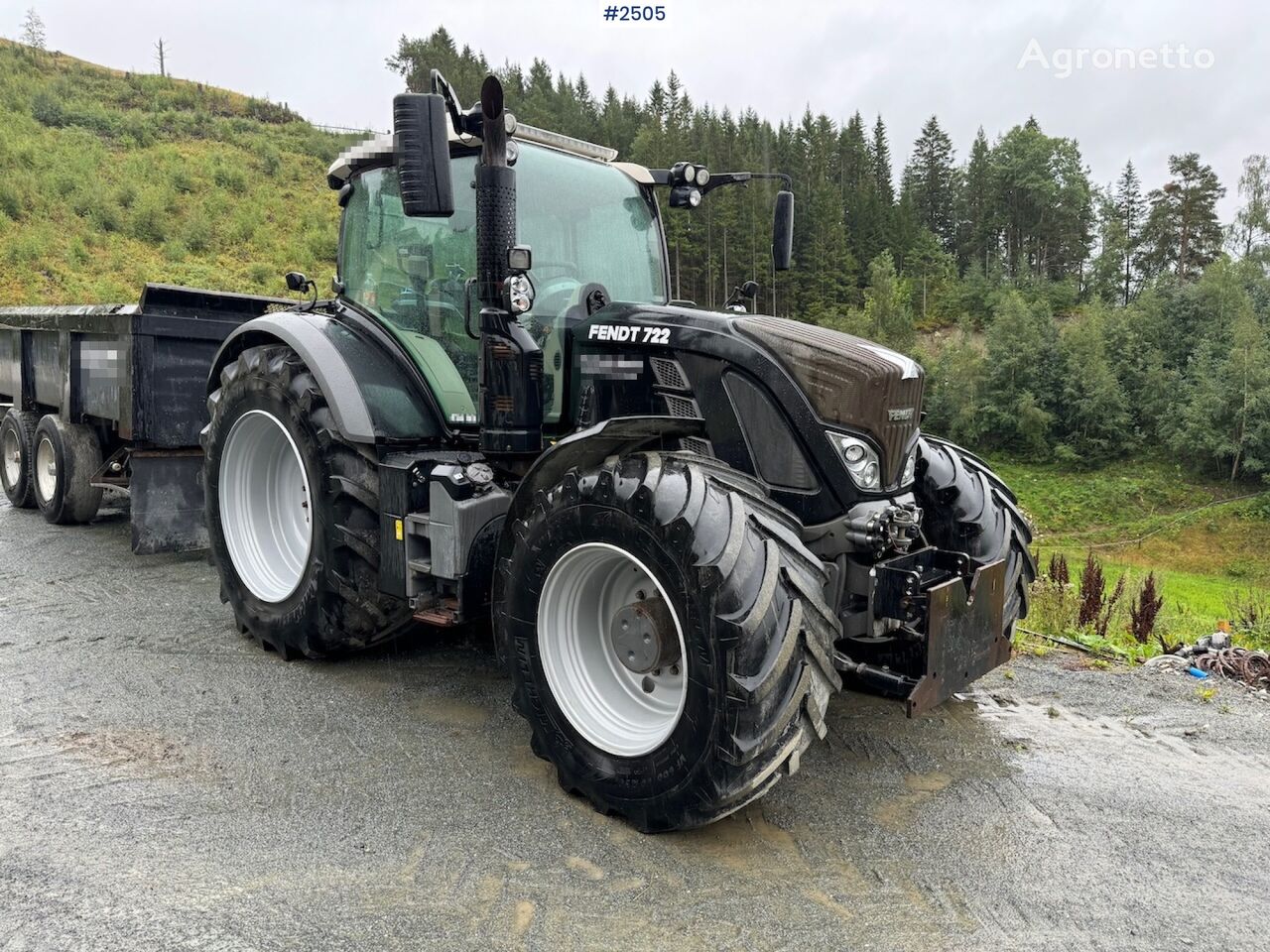 Fendt 722 S4 Vario tractor de ruedas