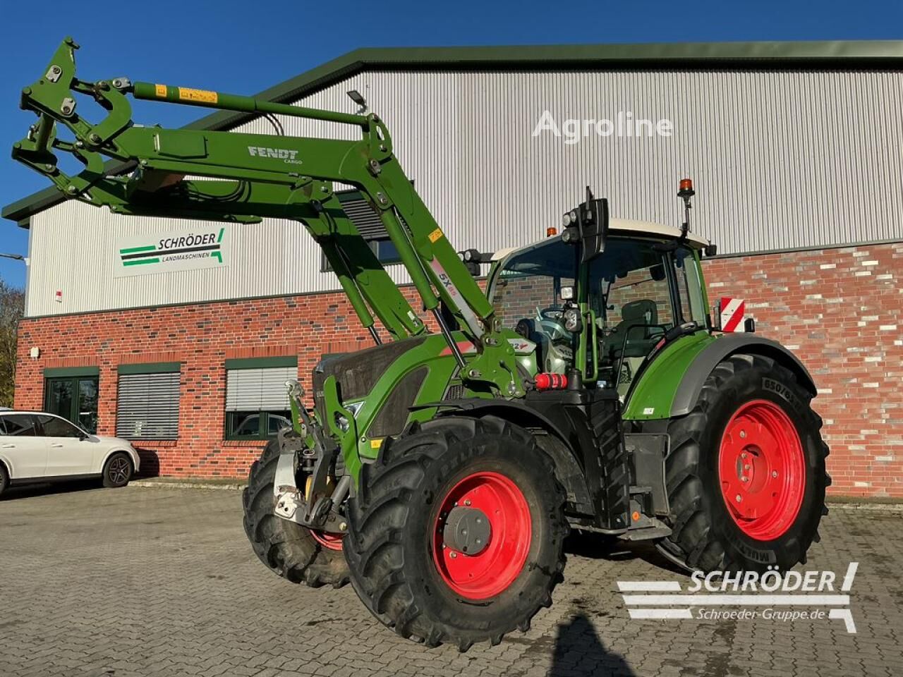 Fendt 722 VARIO S4 PROFI PLUS | CARGO 5X/85 wheel tractor - Agroline