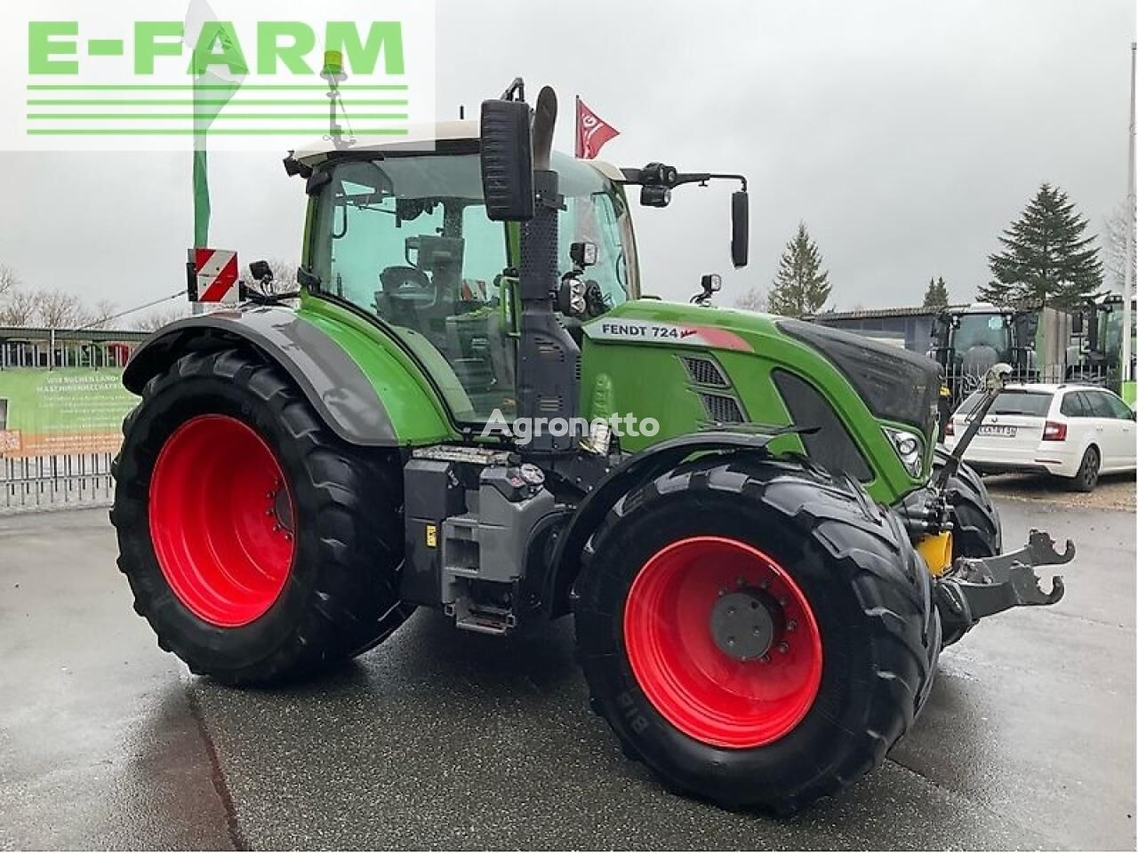 Fendt 724 s4 profi+ wielen trekker