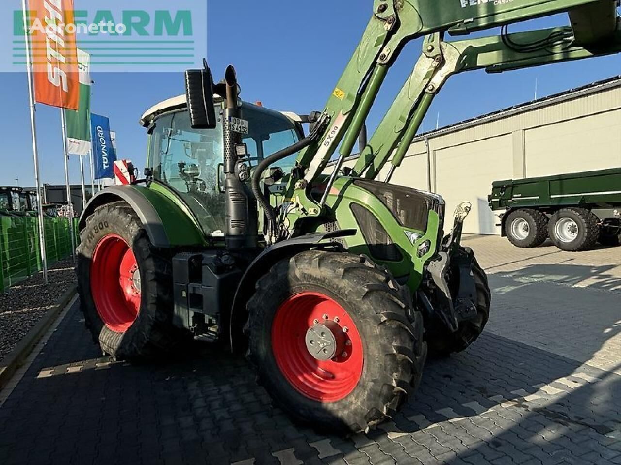 Fendt 724 s4 profi plus wheel tractor