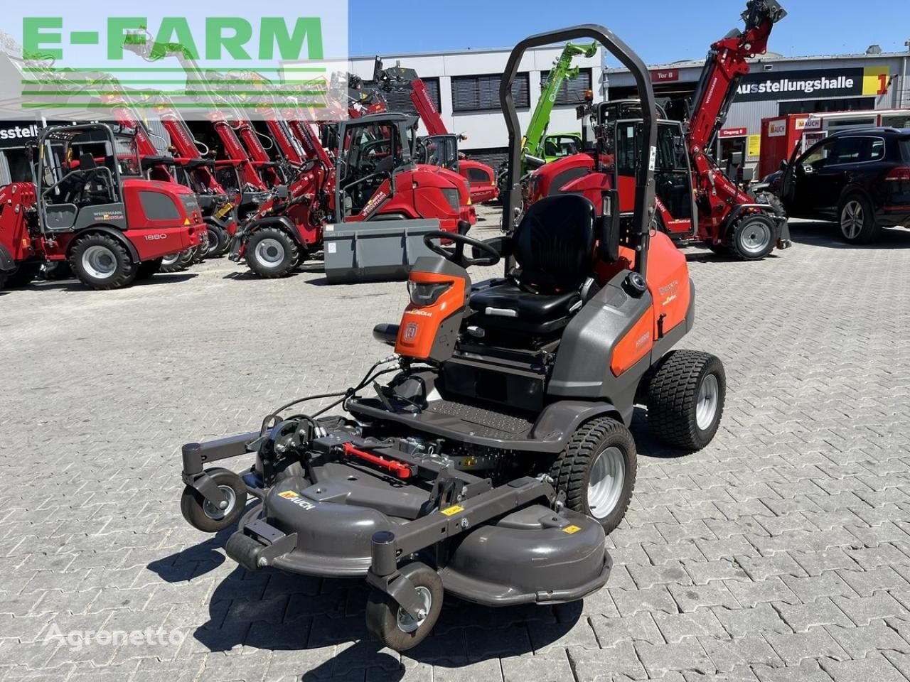 Husqvarna p 535hx hybrid rider nur 10h wheel tractor