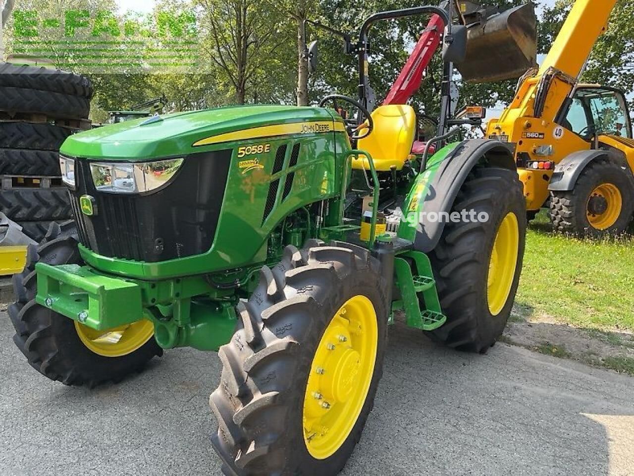 Tractor cu roţi John Deere 5058e de vânzare | Agroline RO Tractor cu roţi John Deere 5058e - Agroline