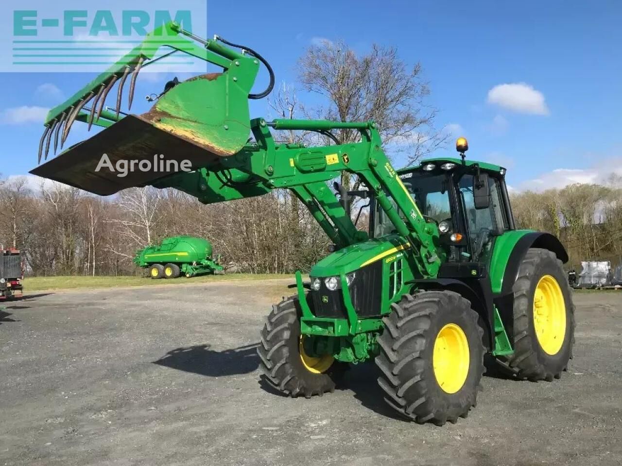 Tracteur à roues John Deere 6100 m command quad - Agroline