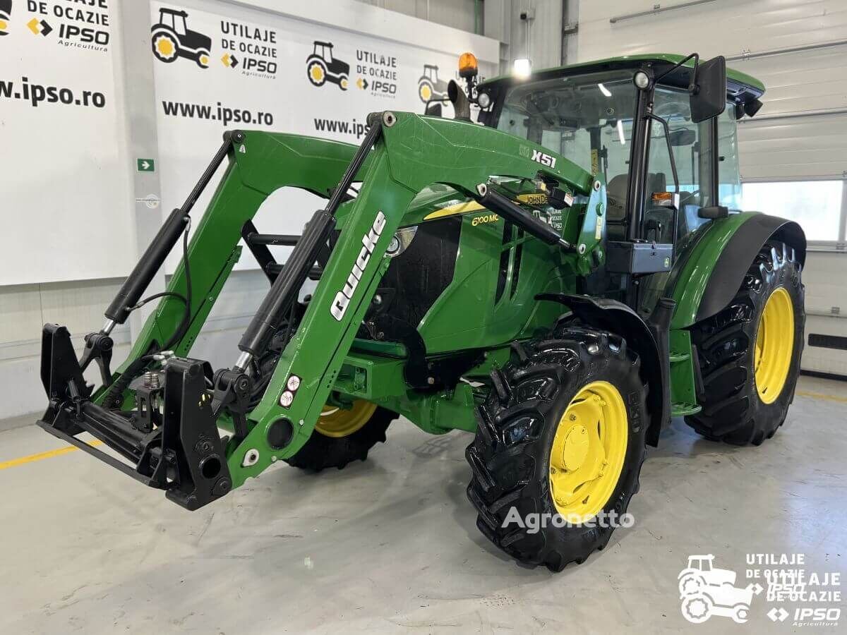 جرار بعجلات John Deere 6100MC cu incarcator