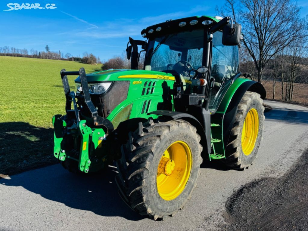 John Deere 6125 R,  FULL výbava wheel tractor