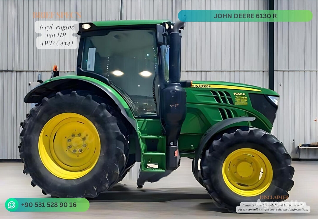 تراکتور چرخ دار John Deere 6130 R