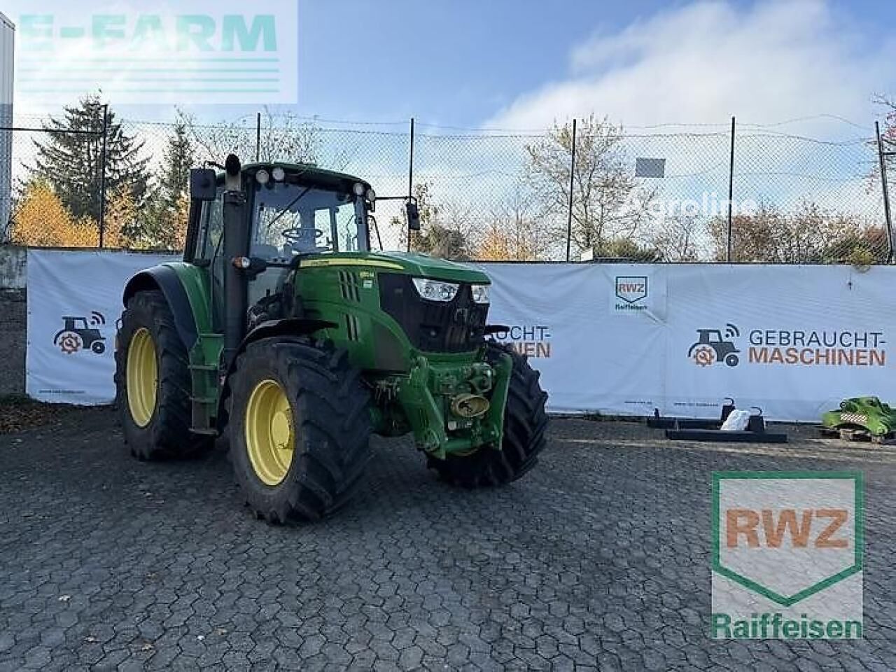 Máy kéo bánh lốp John Deere 6150 m - Agroline