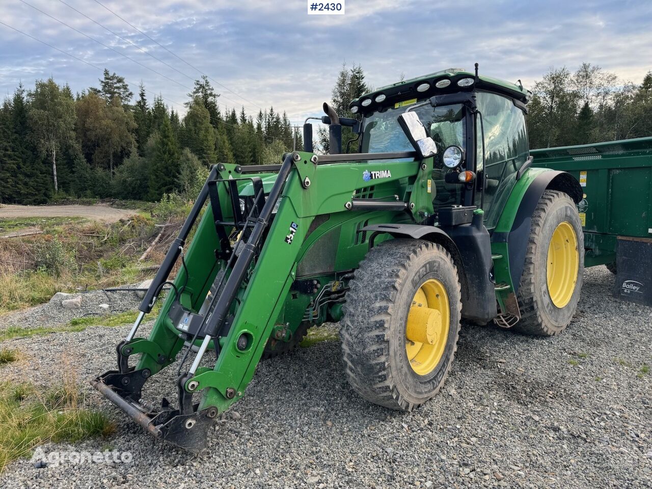 John Deere 6155R tractor de ruedas - Agronetto