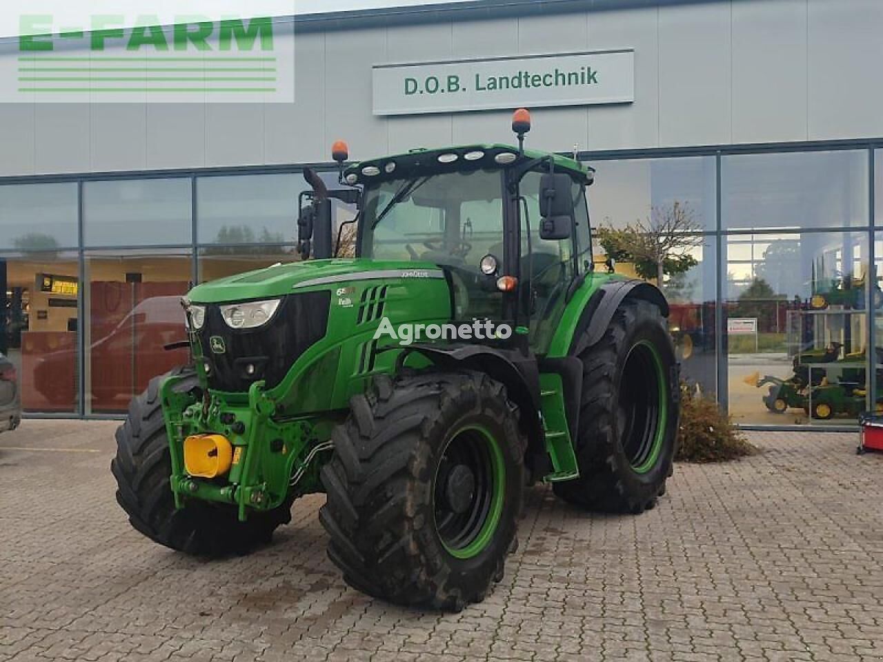 John Deere 6155r hjul traktor