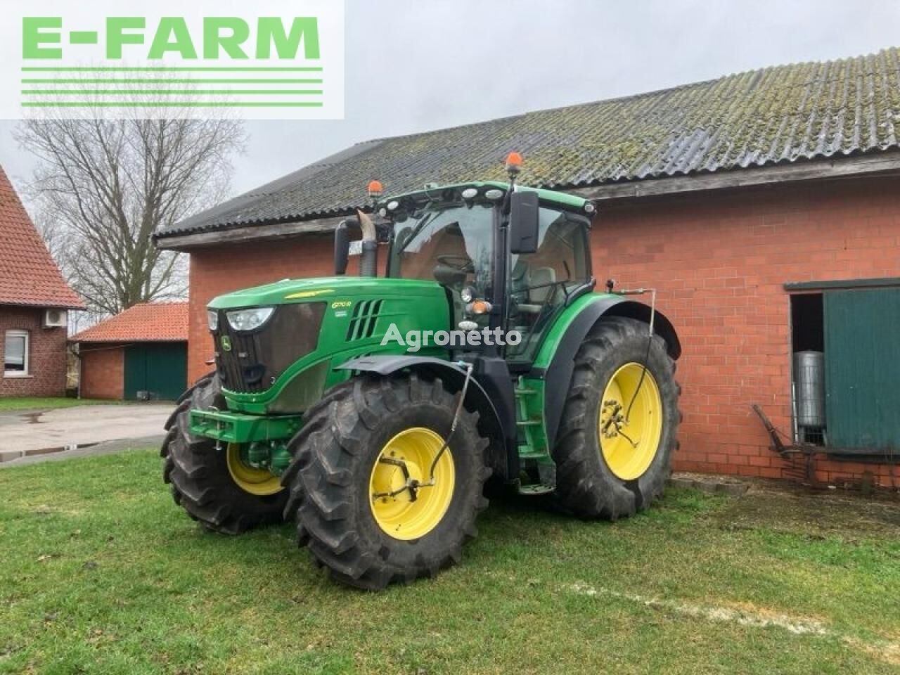 tracteur à roues John Deere 6170r