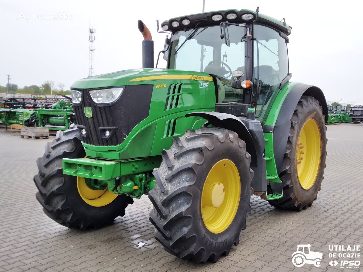 ratinis traktorius John Deere 6195R