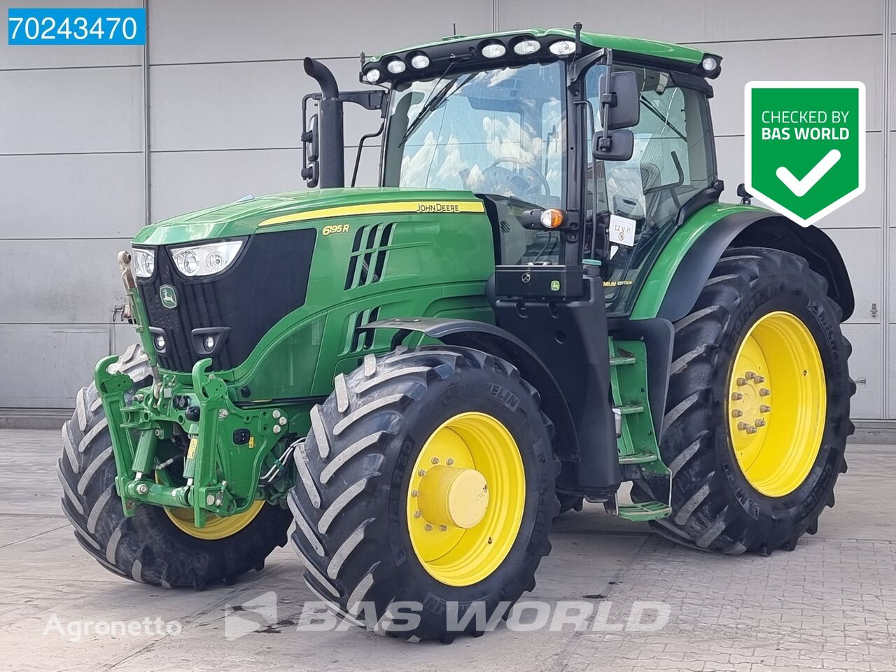 John Deere 6195R 4X4 Autopower tractor de ruedas